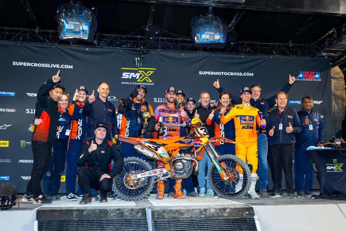 Red Bull KTM - триумфатор 1 этапа AMA Supercross 2026 в Анахайме