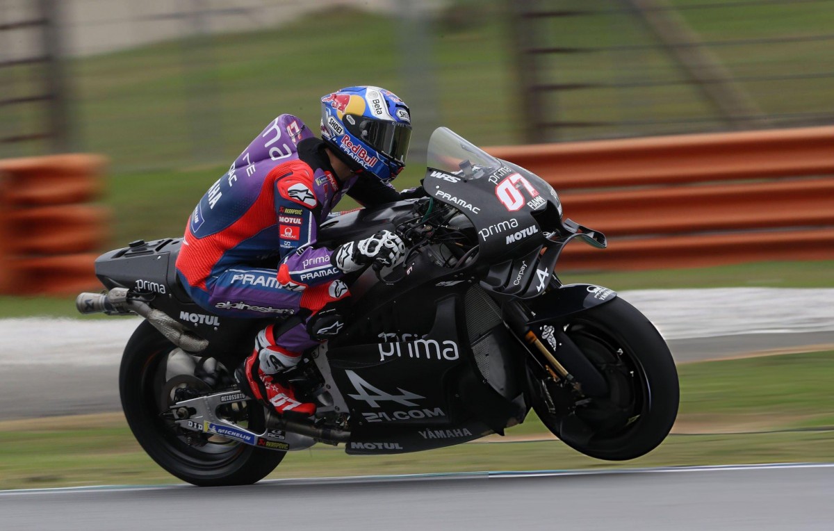 Топрак Разгатлиоглу на Yamaha V4 на шейкдауне MotoGP 2026 в Сепанге