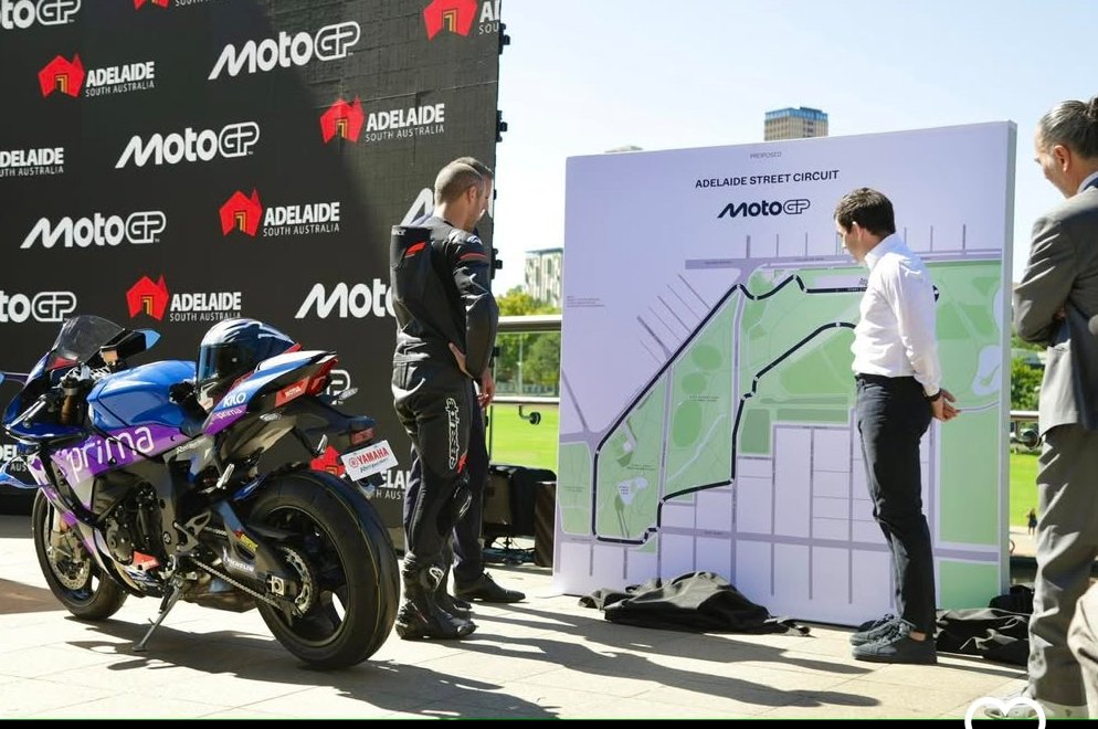 Джек Миллер и Карлос Эспелета на презентации Adelaide Street Circuit