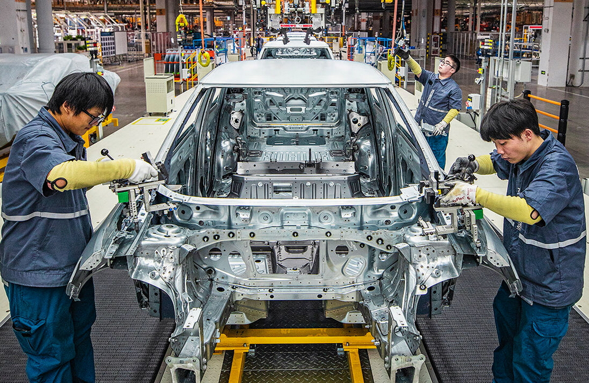 На заводе Volkswagen