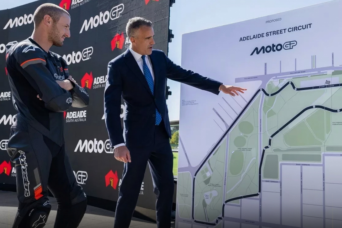 Джек Миллер на презентации Гран-При Австралии MotoGP в Аделаиде