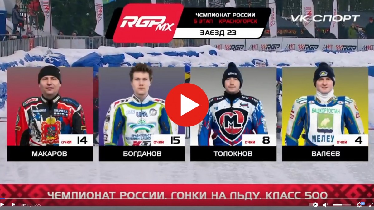 23 заезд суперфинала ЛЧР-2026