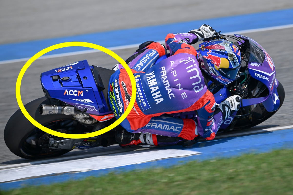 Топрак Разгатлиоглу все тесты проездил без хвостового оперения Yamaha