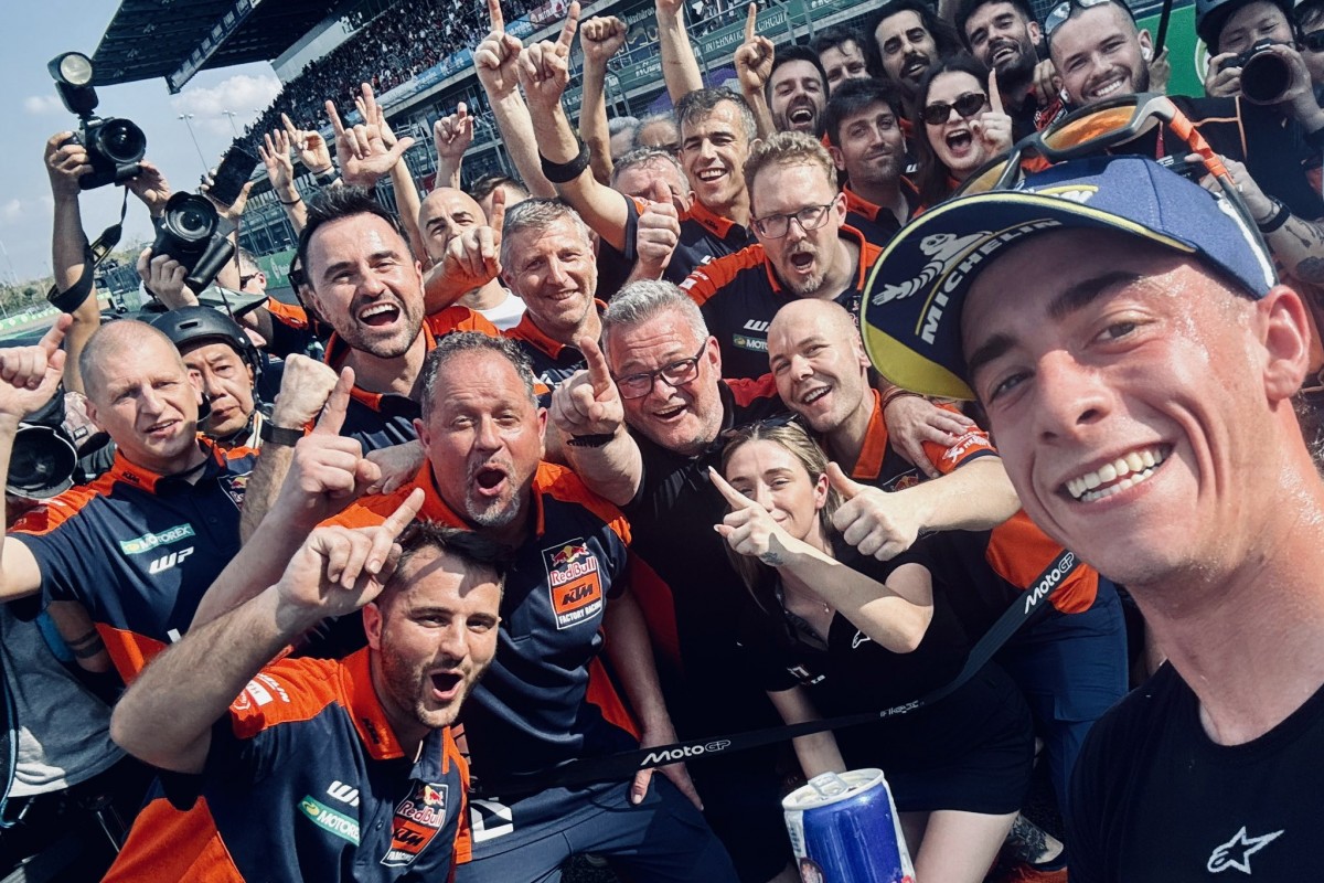 Педро Акоста, первый победитель спринта MotoGP на KTM