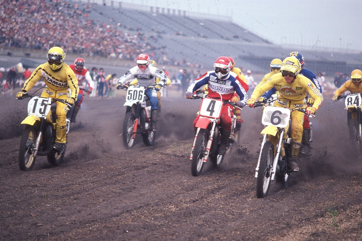 Самая первая гонка AMA Supercross в Дайтоне