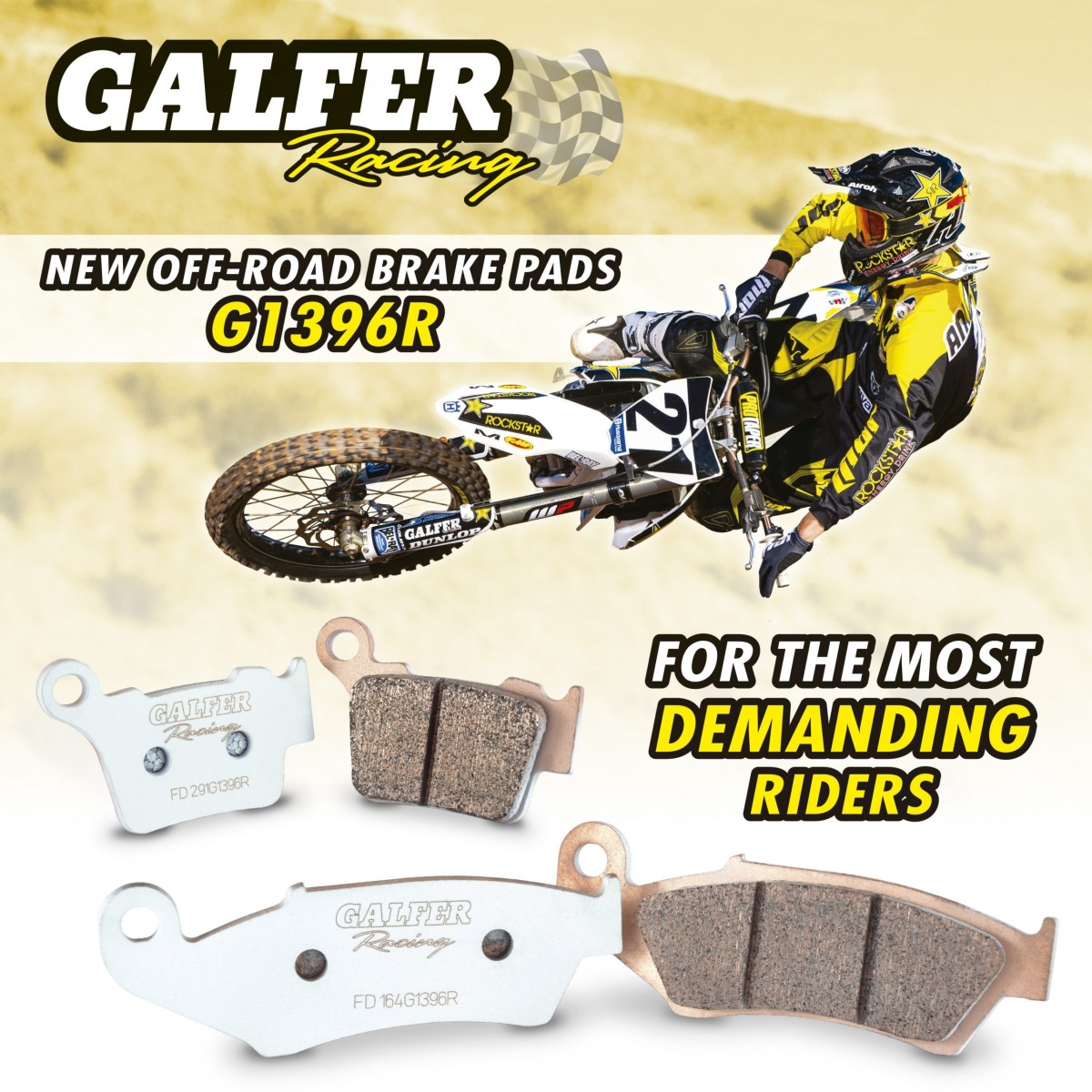 Тормозные колодки Galfer Racing G1396R