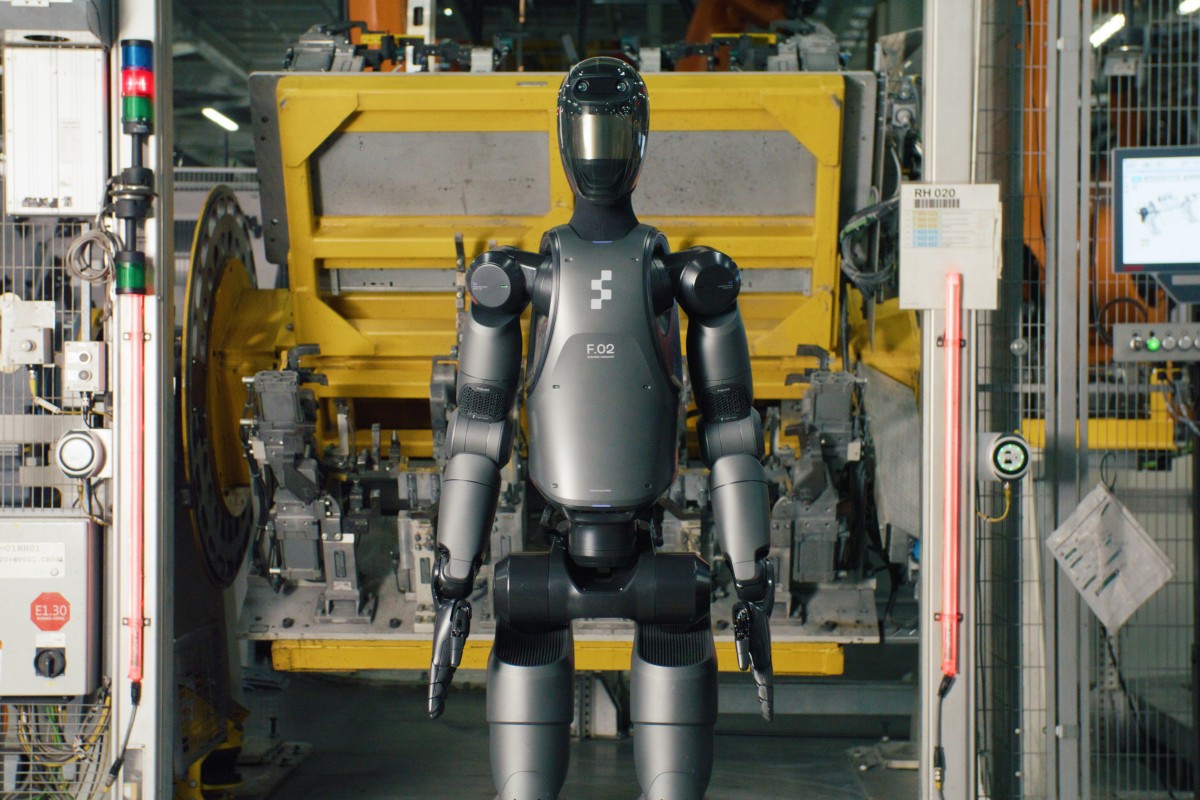 Робот-сборщик Figure на американском заводе BMW