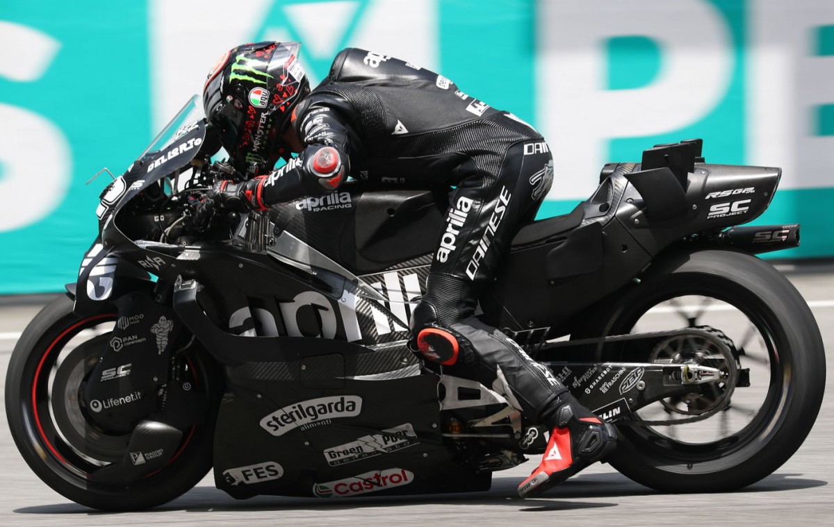 Aprilia RS-GP26 на тестах в Сепанге