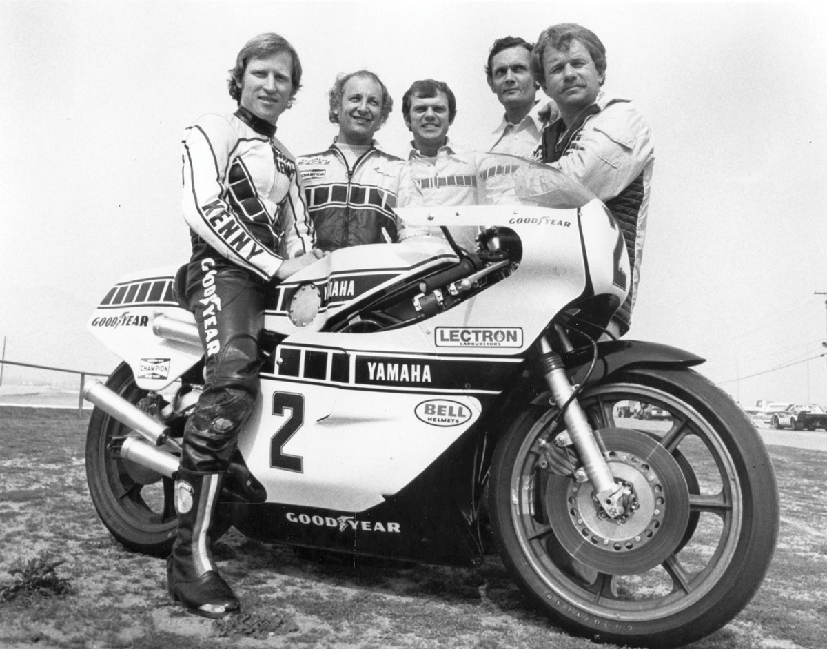 Кенни Робертс, заводская команда Yamaha GP500