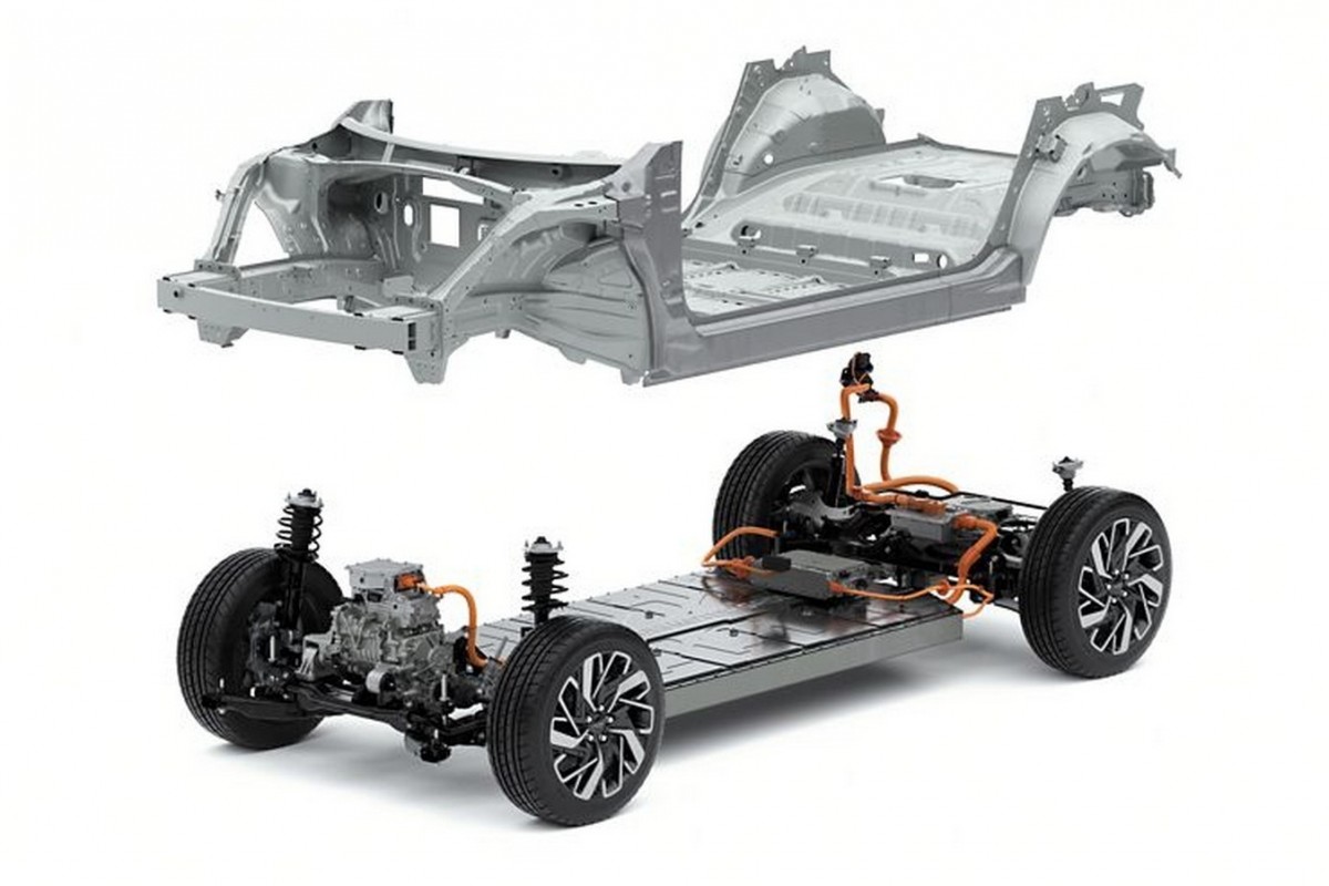 Шасси электромобиля с аккумулятором CATL Naxtra