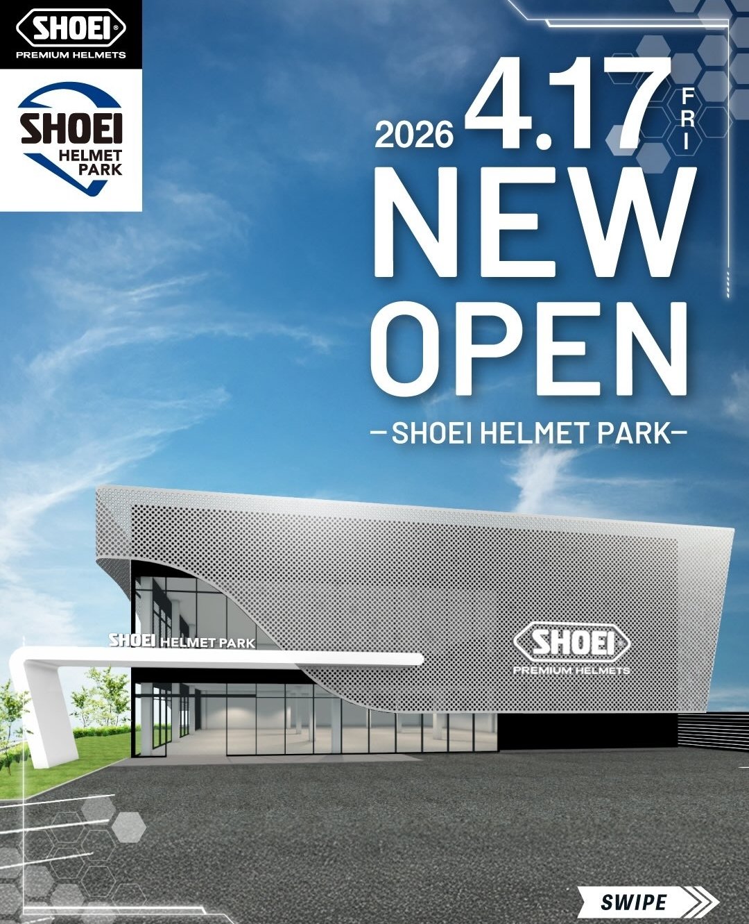 Открытие SHOEI Helmet Park 17 апреля