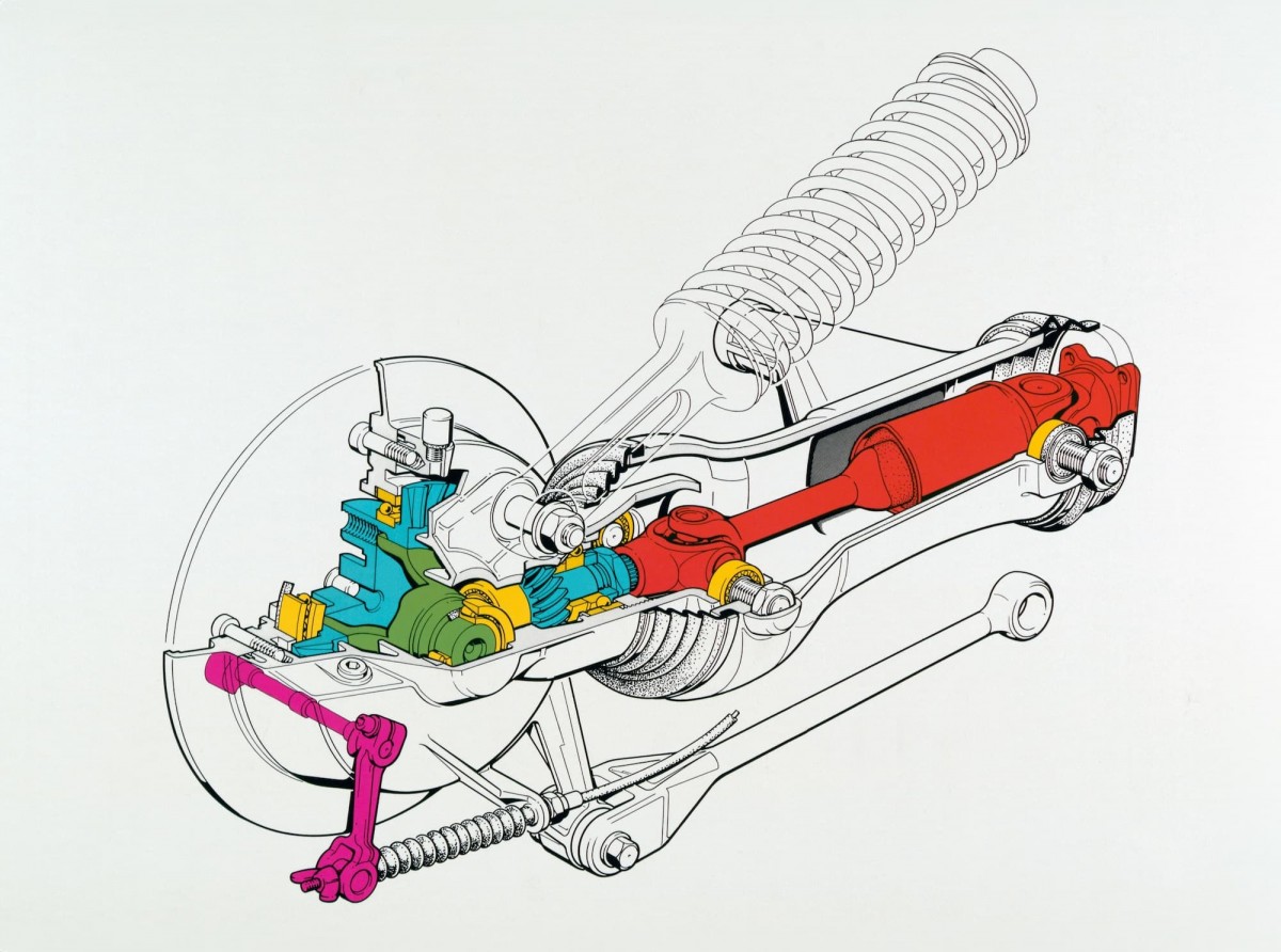BMW Paralever - принципиальная схема