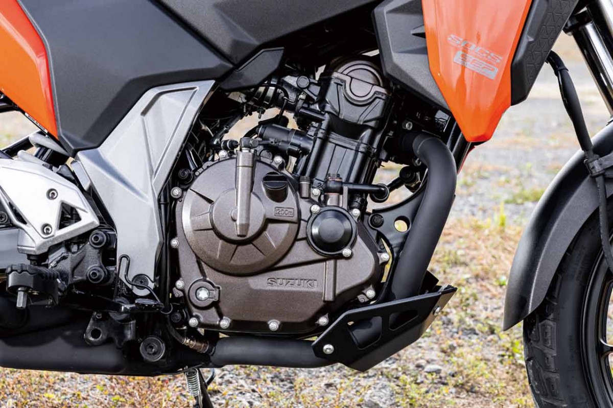 Двигатель Suzuki V-Strom 250SX (2026). Фото: Нобуаки Огава