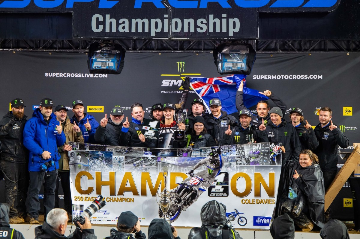 Коул Девис, чемпион AMA Supercross 250SX East (2026)