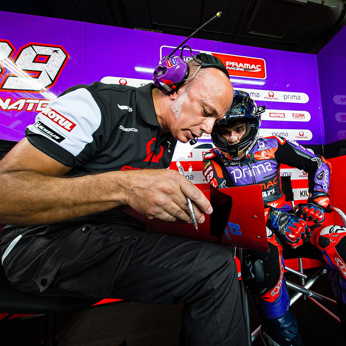 Даниэль Романьоли, шеф команды Хорхе Мартина в Pramac Racing