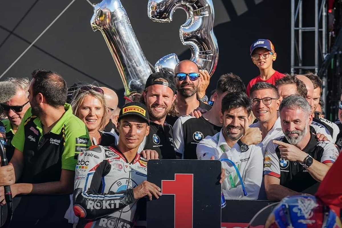 Топрак Разгатлиоглу, 13 побед подряд с BMW Motorrad