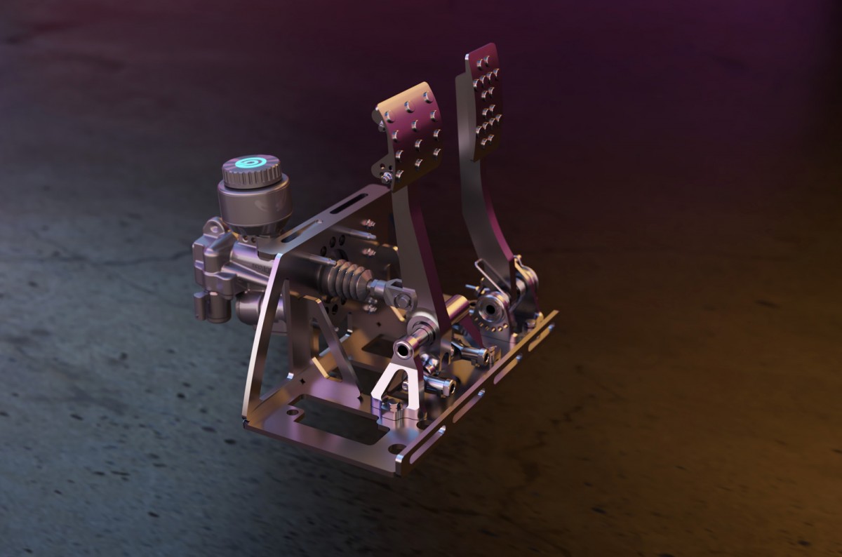 Модель педали с отдачей Brembo Sensify