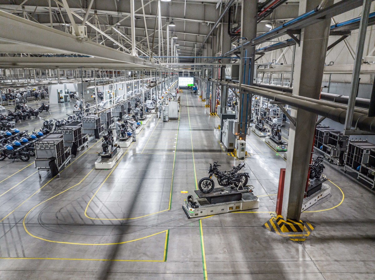 Полностью автоматизированное предприятие KTM/CFMoto в Китае