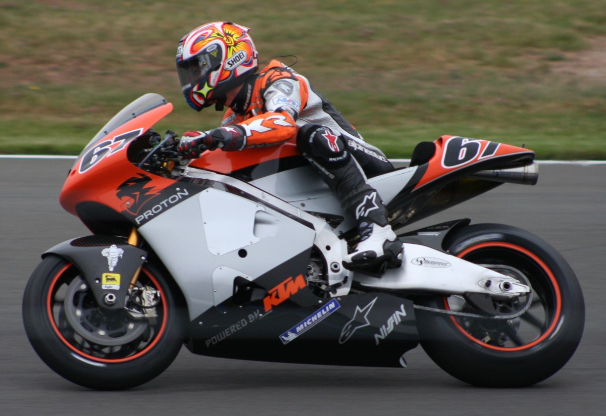 Шейн Бирн на борту KR-KTM GP1 (2005)