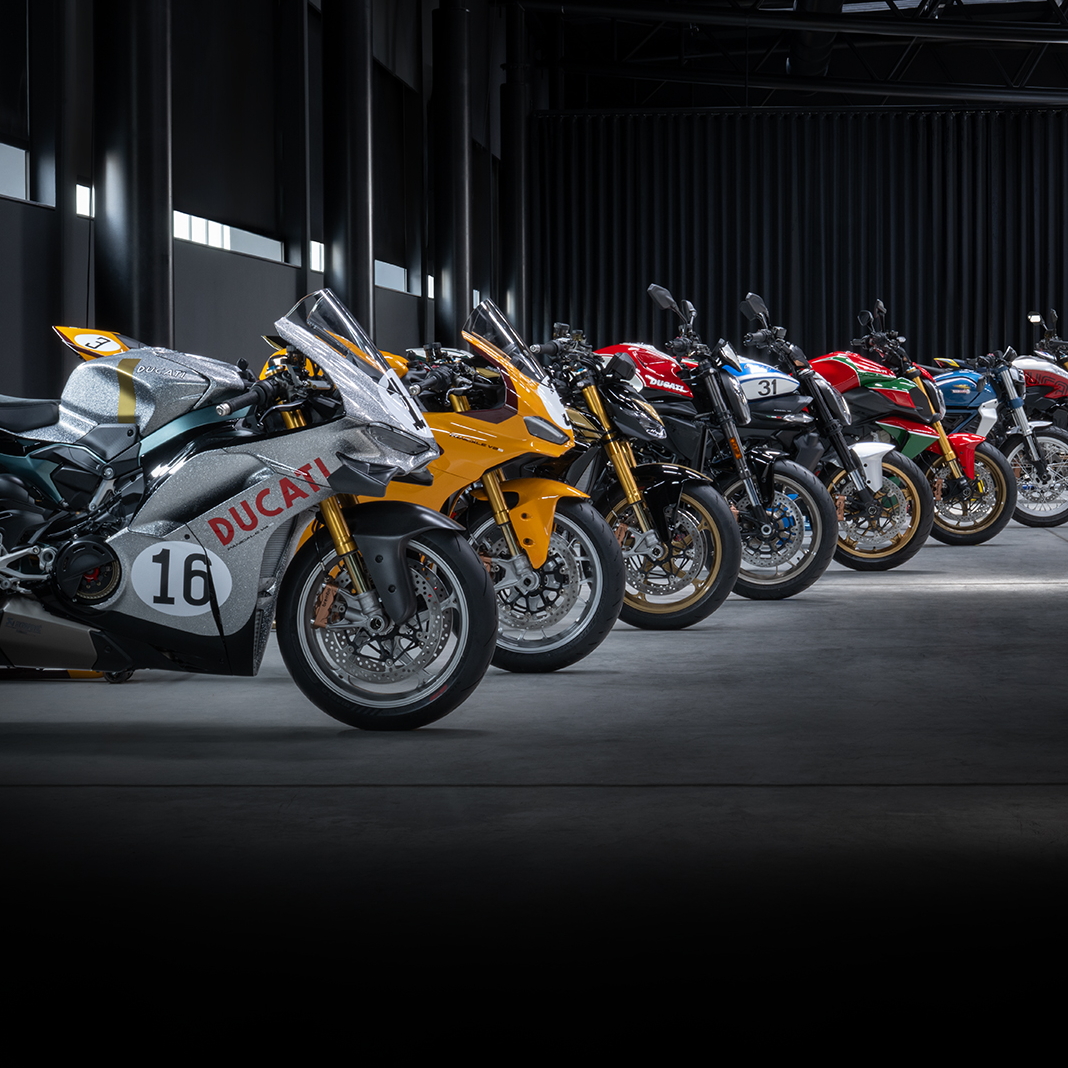 Collezione100: 10 новых мотоциклов Ducati в исторических ливреях к юбилею завода