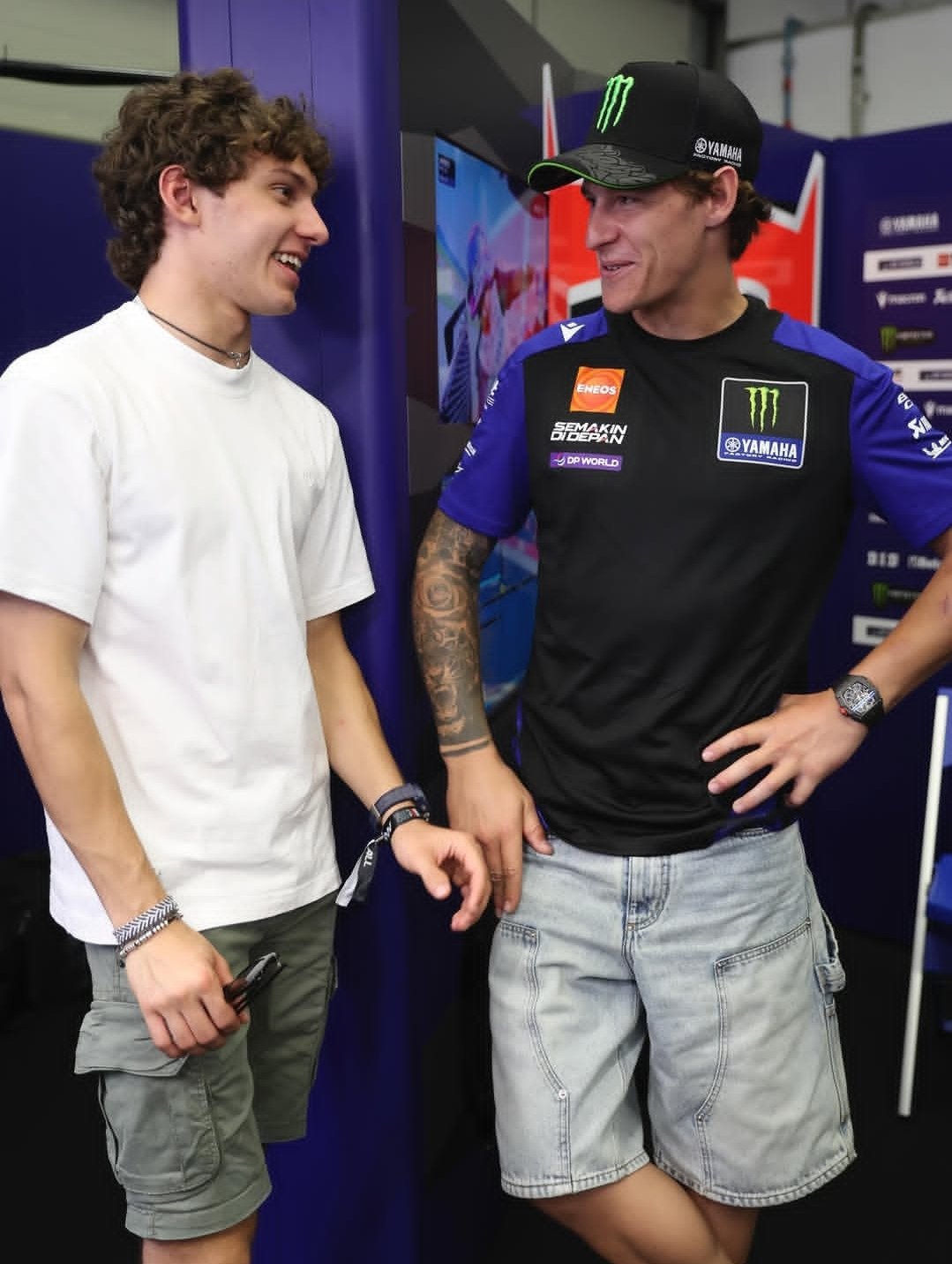 Кими Антонелли прекрасно провел время в паддоке MotoGP