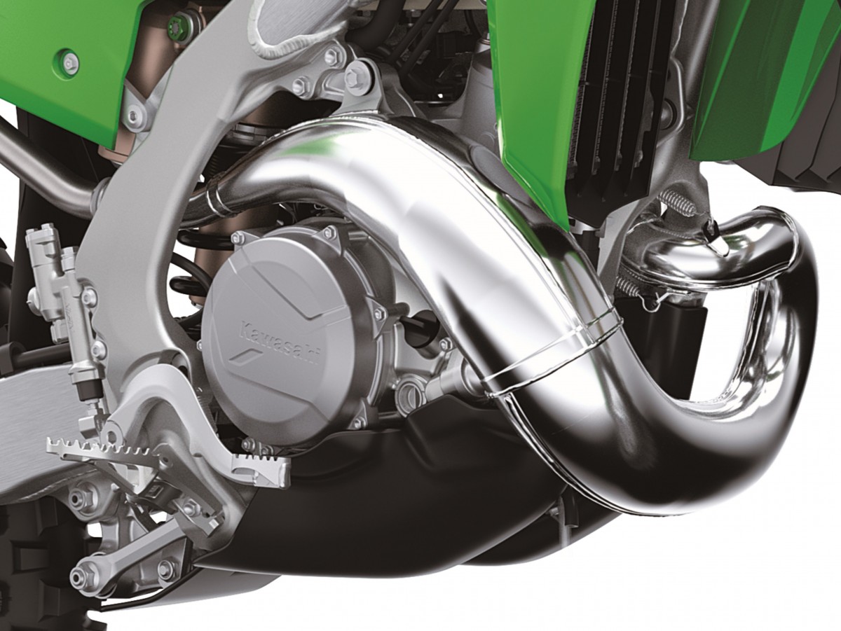 Новый 2-тактный кроссовый мотоцикл Kawasaki KX327X (2027)