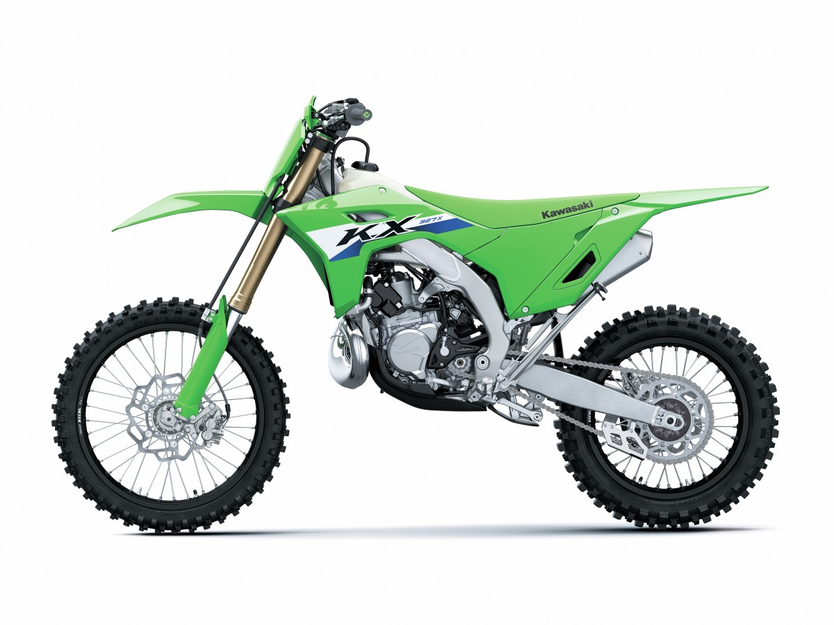 Новый 2-тактный кроссовый мотоцикл Kawasaki KX327X (2027)
