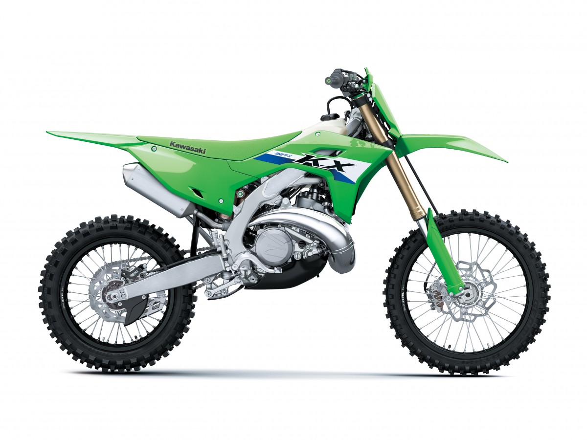 Новый 2-тактный кроссовый мотоцикл Kawasaki KX327X (2027)