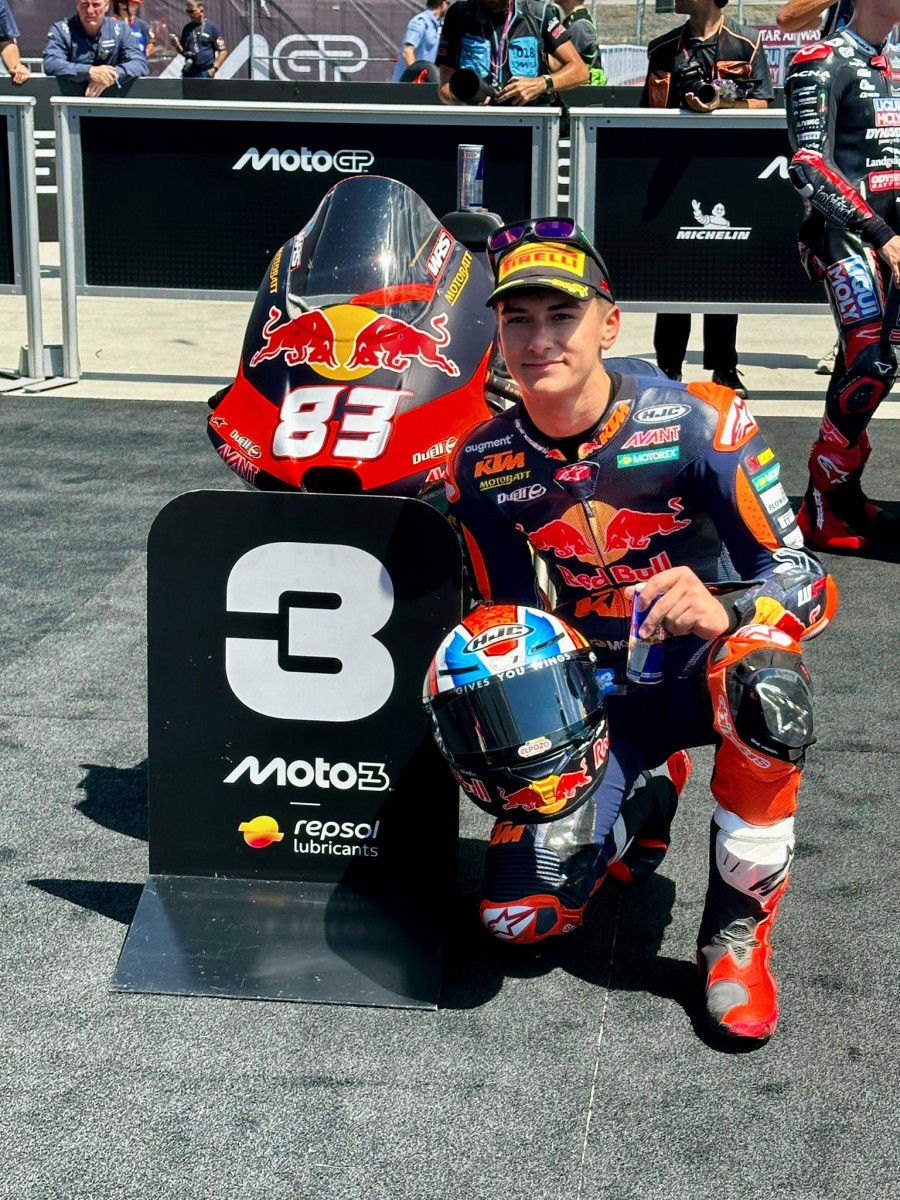 Альваро Карпе взошел на подиум Гран-При Венгрии Moto3