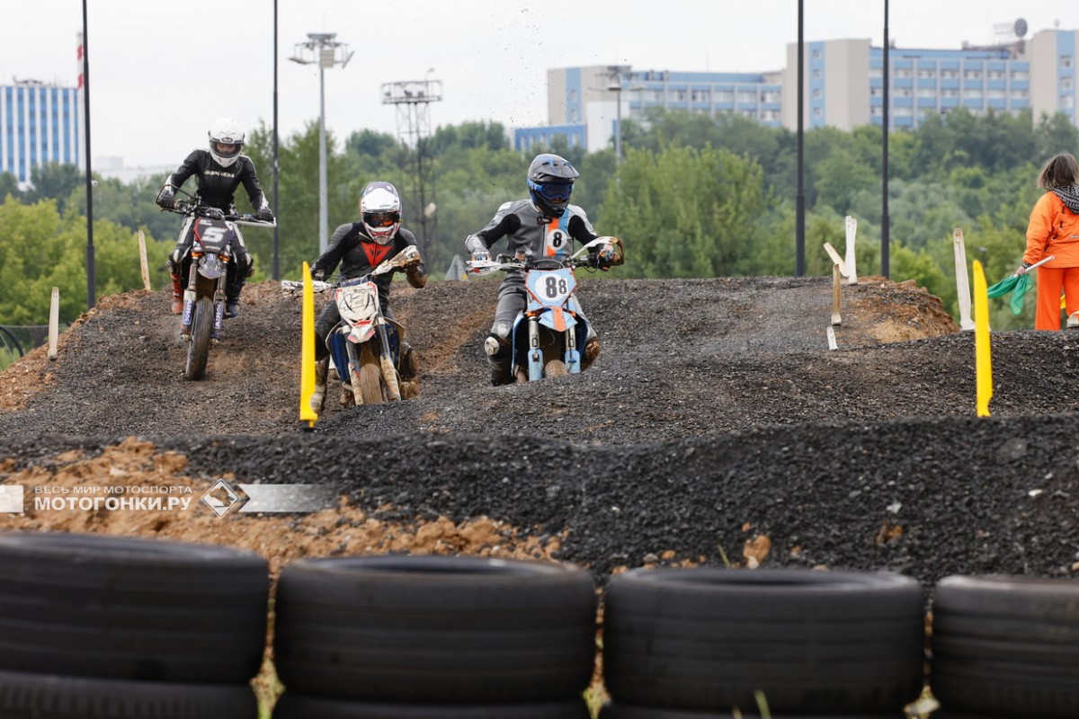 Грунтовый участок ЦТВС Москва (чемпионат Москвы по супермото - Supermoto S1)