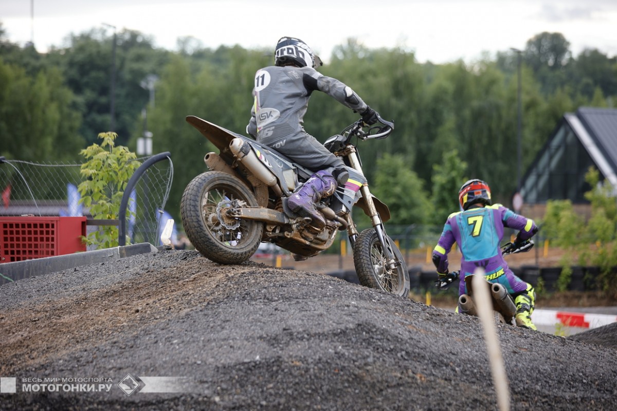 Грунтовый участок ЦТВС Москва (чемпионат Москвы по супермото - Supermoto S1)