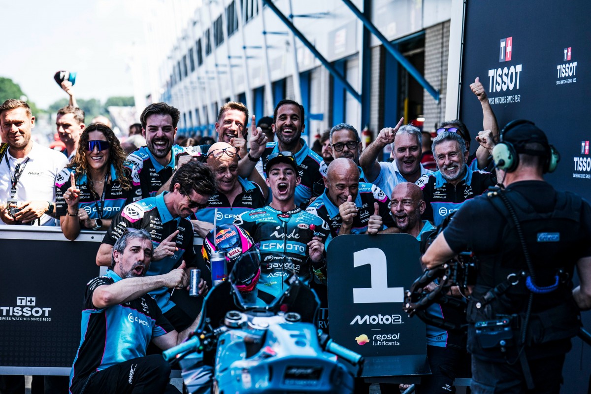 Макс Килес, победитель Гран-При Нидерландов Moto3