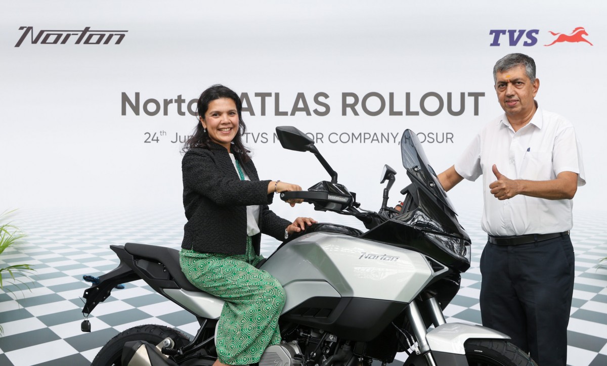 Первый Norton Atlas сошел с конвейера завода TVS в Индии 24 июня 2026 года