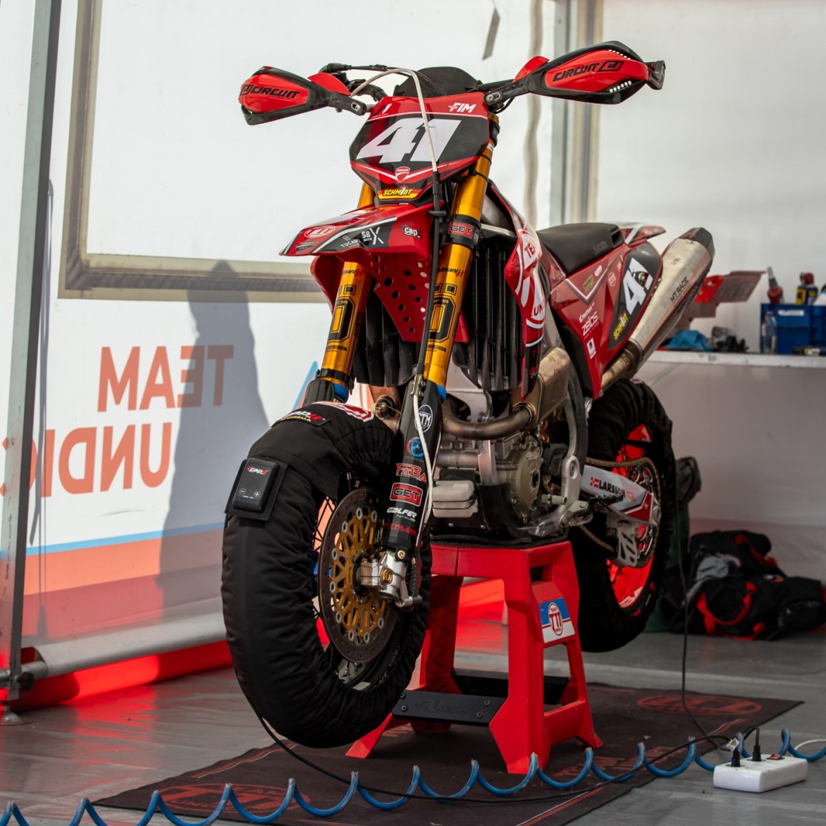 Ducati Desmo450 SM Марка-Райнера Шмидта на 1 этапе S1GP 