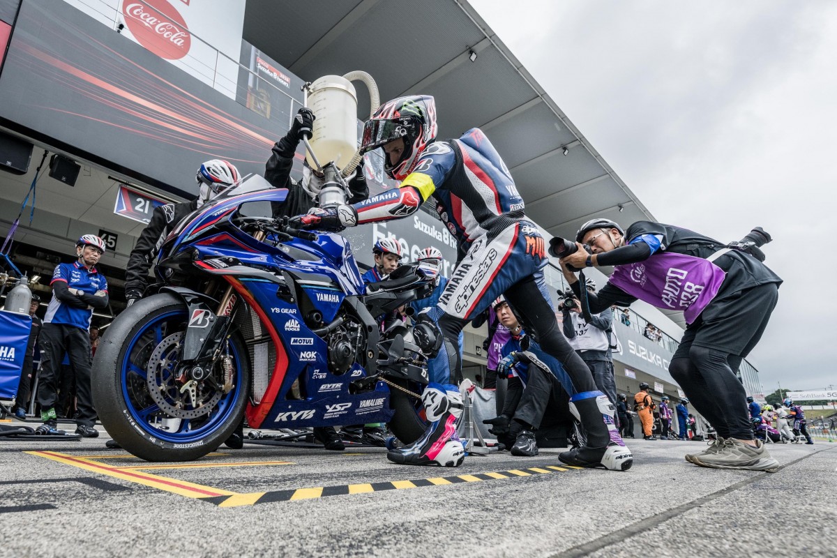 Джек Миллер на пит-стопе Yamaha Factory Team