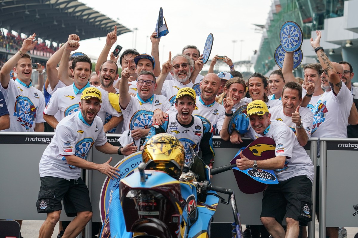 Алекс Маркес, чемпион Moto2 вместе с Marc VDS Racing