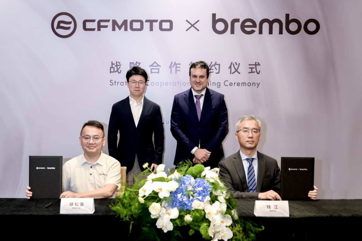 CFMOTO и BREMBO заключили стратегическое партнерство для разработки и производства мотоциклов