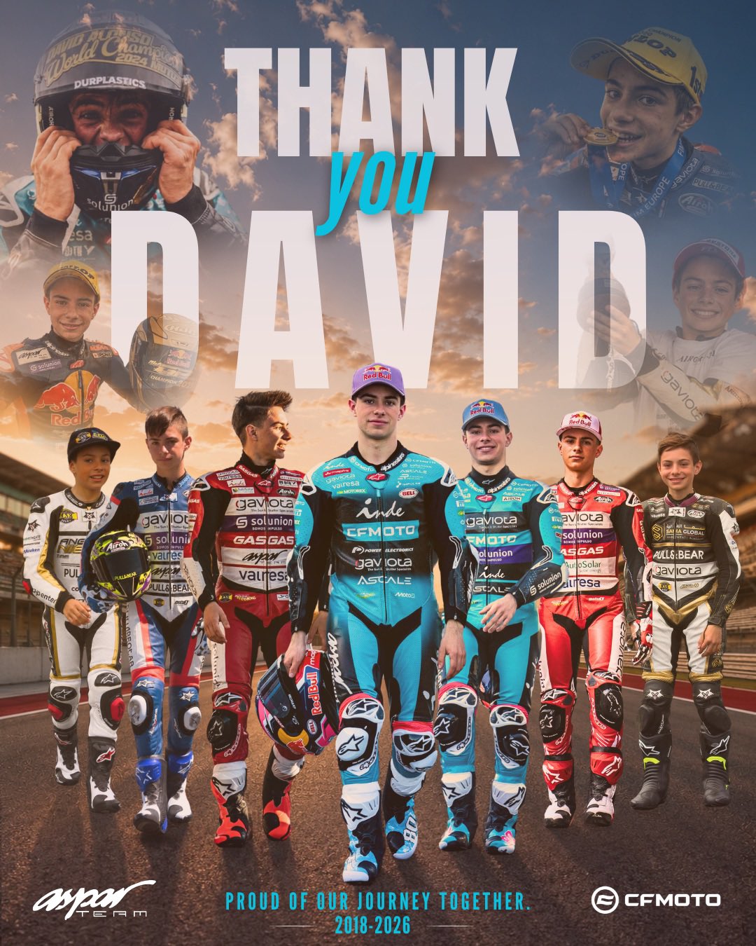 Aspar Team: Спасибо, Давид!