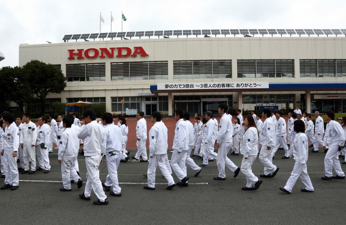 Honda остановила производство мотоциклов на заводе в Кумамото