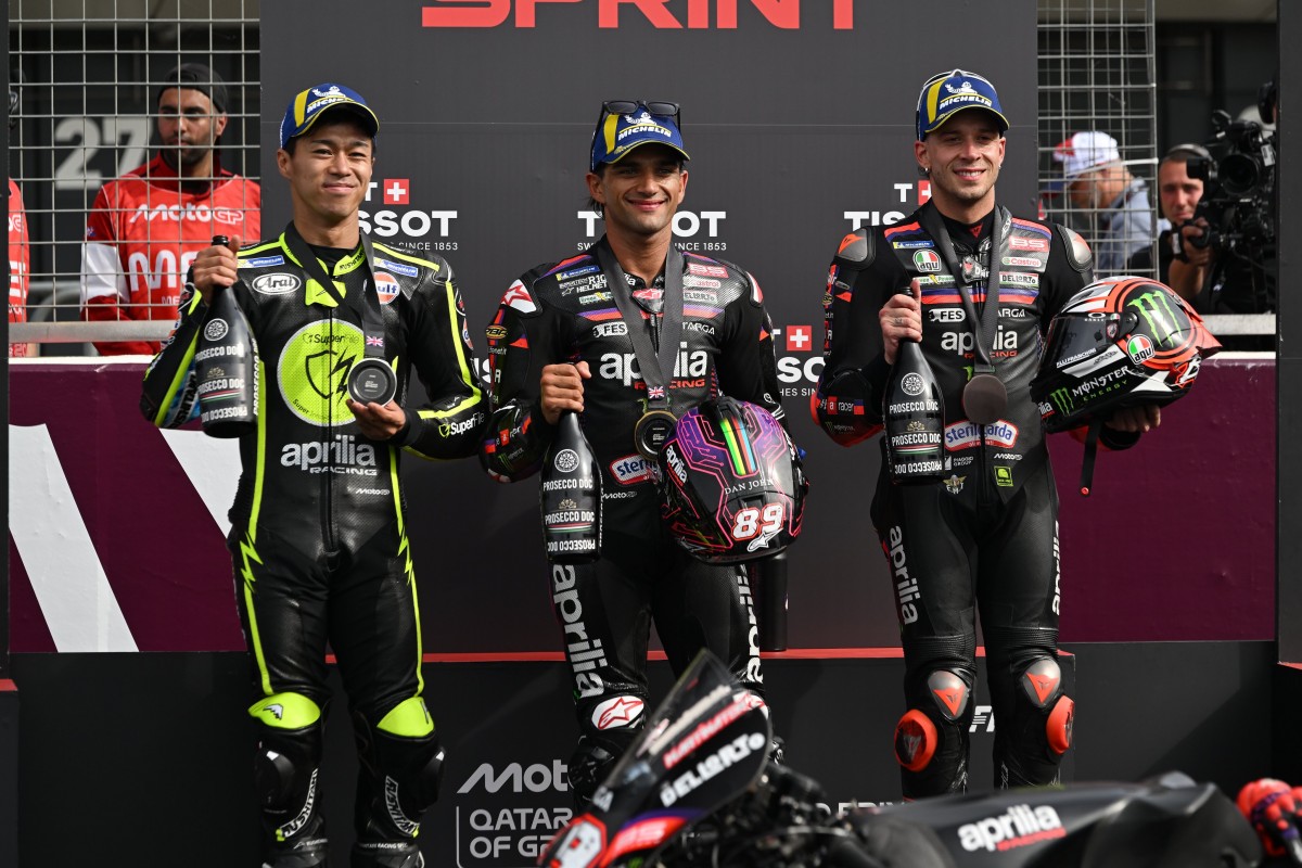 Подиум Tissot Sprint Race BritishGP MotoGP 2026