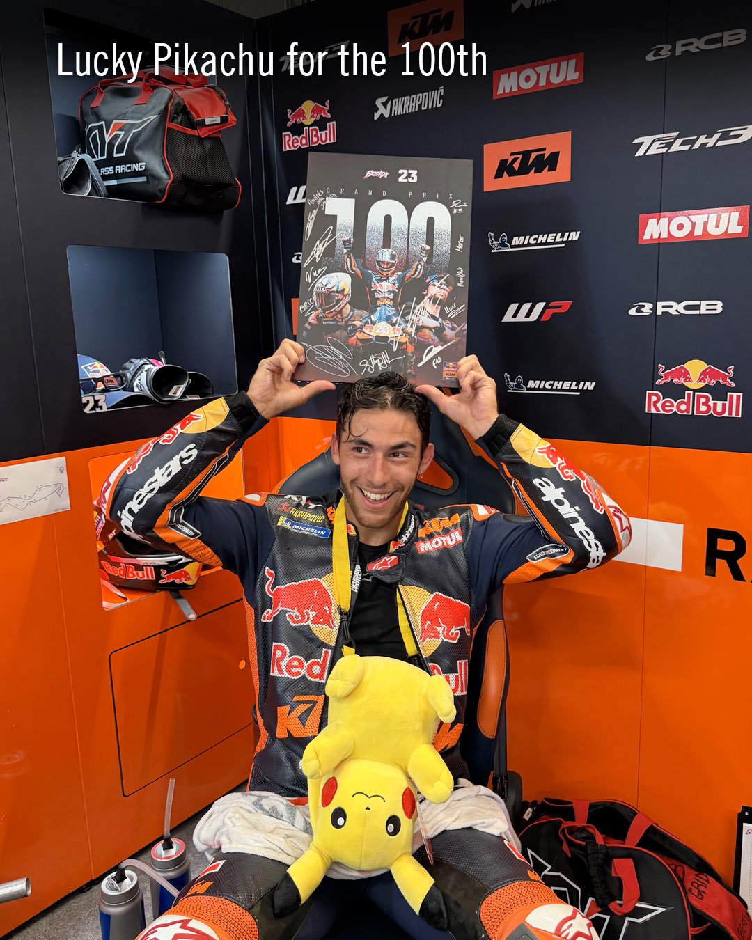 Энеа Бастианини отпраздновал 100-й выход на старт в MotoGP в Ассене