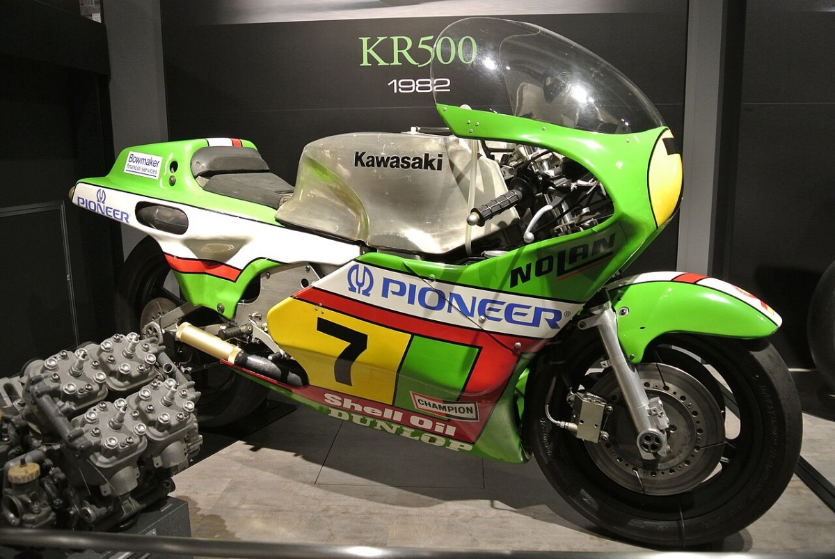 Kawasaki KR500 (1982) из музея завода