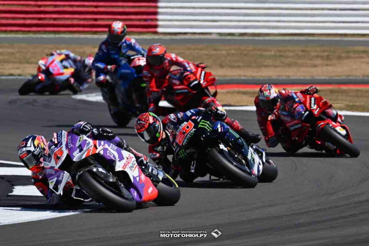 MotoGP: Названа ошибка, не позволившая Фабио Куартараро успешно выступить на BritishGP