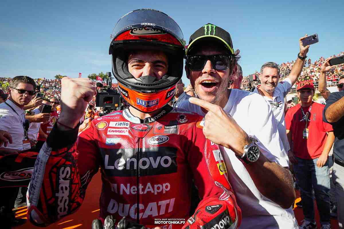 Чемпион MotoGP 2022 года Франческо Баньяя номинирован на спортивный "Оскар"