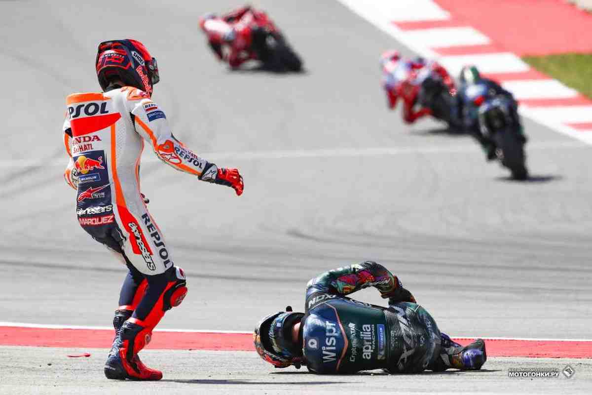 MotoGP: Альберто Пуч объяснил причины аварии Маркеса на Гран-При Португалии