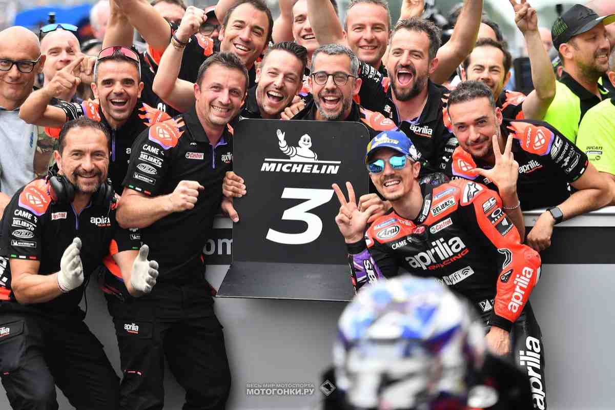 Aprilia Racing хочет заполучить глобального спонсора в MotoGP и нарастить свой бюджет