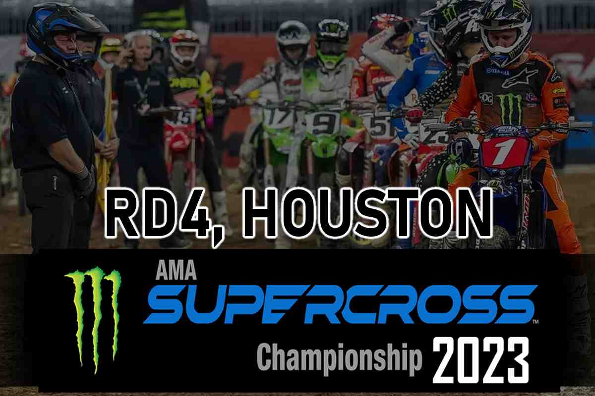 AMA Supercross: Видео - весь Main Event 4-го этапа 450SX в Хьюстоне - до красного флага и после