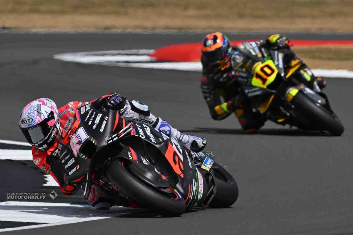 Репетиция квалификации BritishGP: пилоты MotoGP начали жесткую борьбу уже на FP3