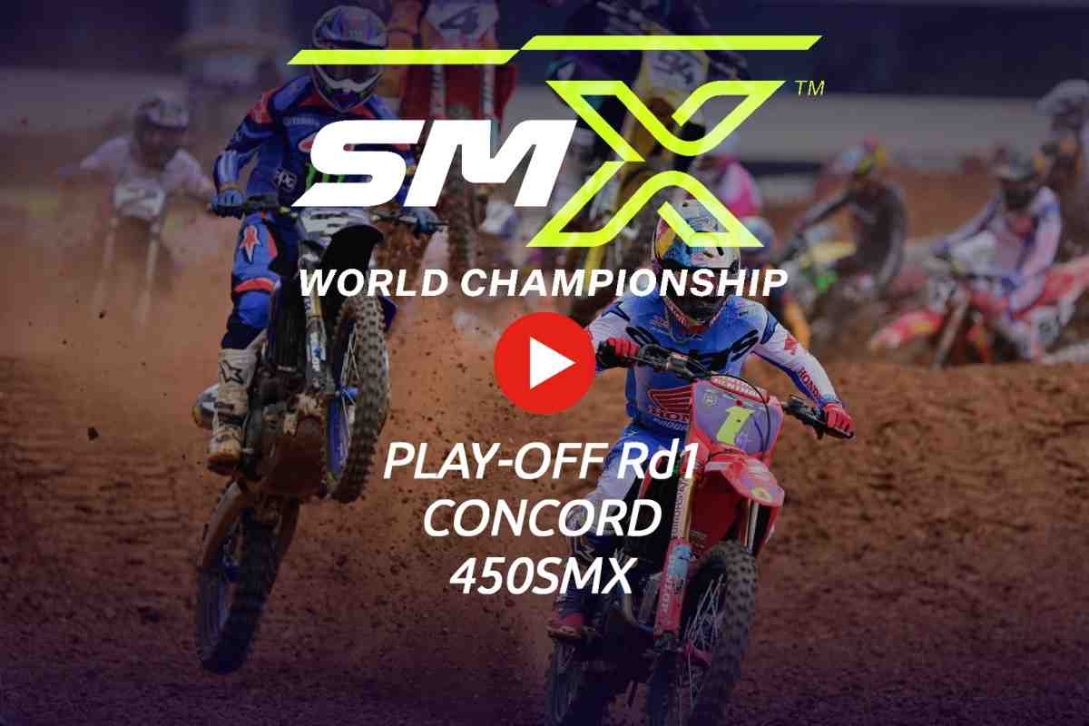 SuperMotoCross 2025: Первый этап SMX Playoff 1 в Конкорде - все гонки и почему их было только две